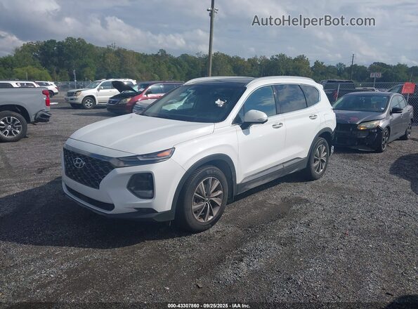 5NMS5CAD8LH264584 2020 HYUNDAI SANTA FE White Vista tres cuartos delantera izquierda