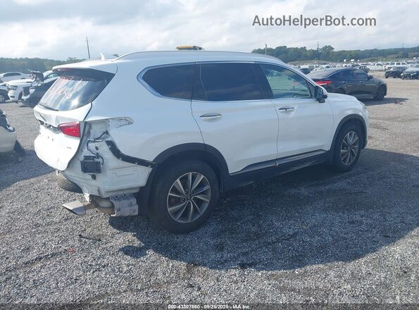 5NMS5CAD8LH264584 2020 HYUNDAI SANTA FE White Trasero derecho