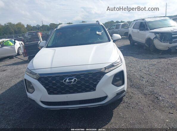 5NMS5CAD8LH264584 2020 HYUNDAI SANTA FE White Vista del cuadro de instrumentos