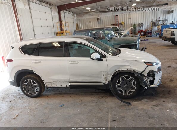 5NMS5DA14PH020755 2023 HYUNDAI SANTA FE HYBRID White უკანა სალონის ხედი