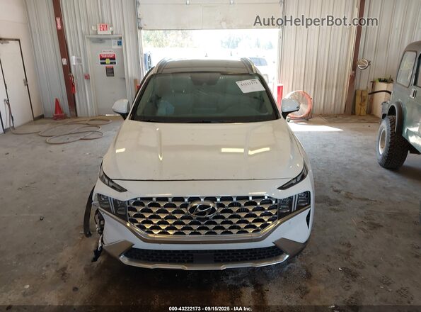 5NMS5DA14PH020755 2023 HYUNDAI SANTA FE HYBRID White ხელსაწყოთა პანელის ხედი