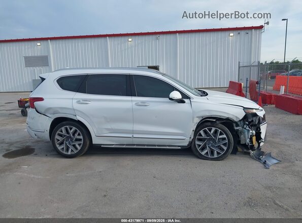 5NMS5DAL9NH401516 2022 HYUNDAI SANTA FE CALLIGRAPHY White Սալոնի հետևի տեսք