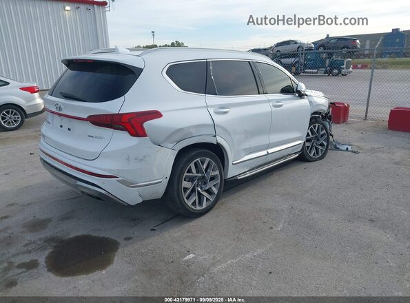 5NMS5DAL9NH401516 2022 HYUNDAI SANTA FE CALLIGRAPHY White Հետևի աջ