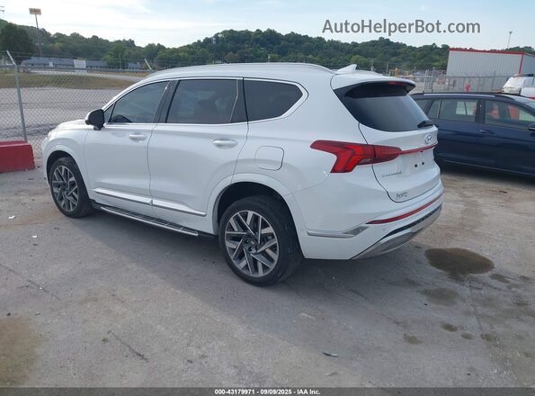 5NMS5DAL9NH401516 2022 HYUNDAI SANTA FE CALLIGRAPHY White Հետևի ձախ