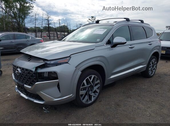 5NMS5DAL9PH615182 2023 HYUNDAI SANTA FE CALLIGRAPHY Silver Vista tres cuartos delantera izquierda