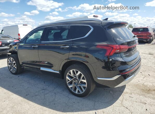 5NMS5DAL9PH652376 2023 HYUNDAI SANTA FE CALLIGRAPHY Black Rear left