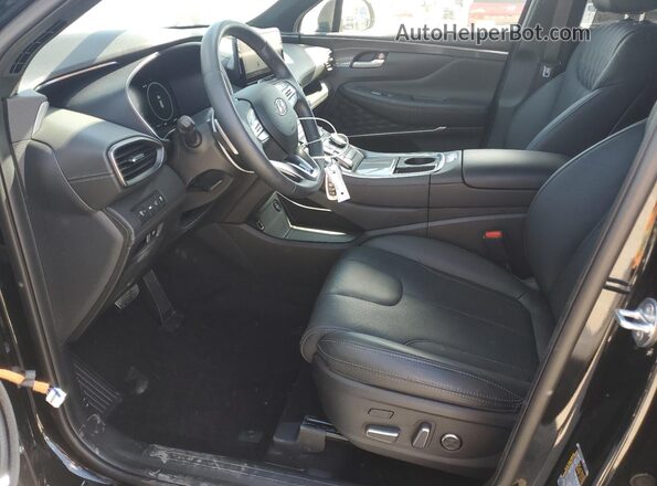 5NMS5DAL9PH652376 2023 HYUNDAI SANTA FE CALLIGRAPHY Black Front interior view