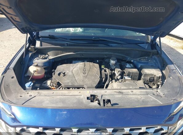5NMS64AJ4MH296541 2021 HYUNDAI SANTA FE Синий Вид сзади