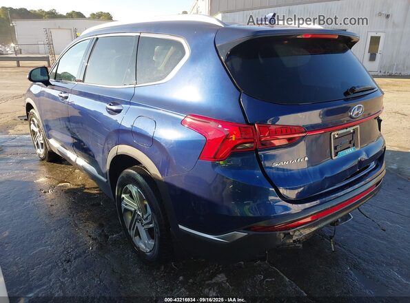 5NMS64AJ6MH351233 2021 HYUNDAI SANTA FE Dark Blue Rear left