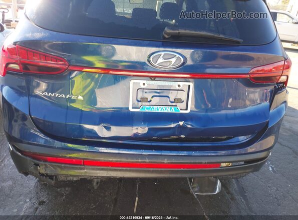 5NMS64AJ6MH351233 2021 HYUNDAI SANTA FE Dark Blue Front view