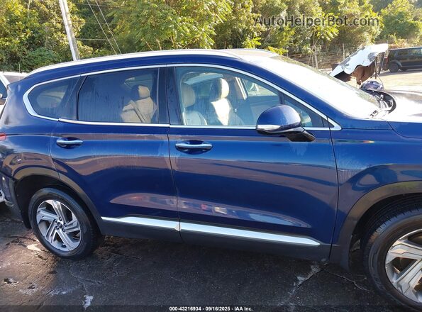 5NMS64AJ6MH351233 2021 HYUNDAI SANTA FE Dark Blue Rear interior view