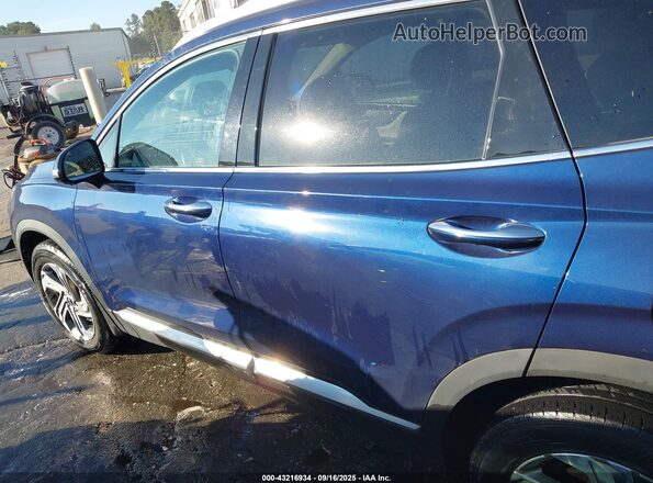 5NMS64AJ6MH351233 2021 HYUNDAI SANTA FE Dark Blue 360 interior view
