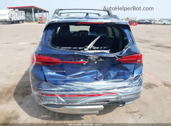 5NMS64AJ8MH350679 2021 HYUNDAI SANTA FE Blue Vista frontal