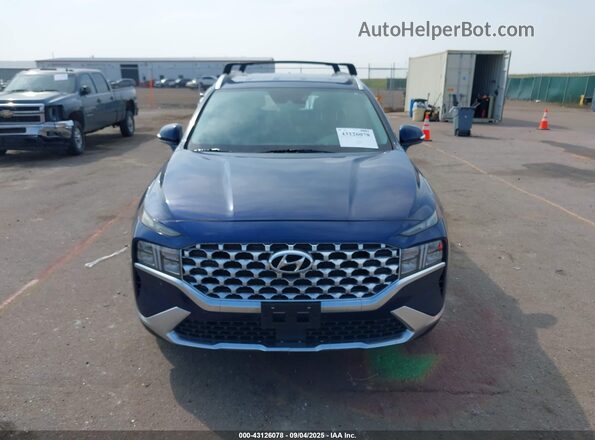 5NMS64AJ8MH350679 2021 HYUNDAI SANTA FE Blue Vista del cuadro de instrumentos