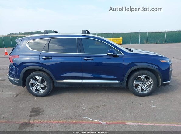 5NMS64AJ8MH350679 2021 HYUNDAI SANTA FE Blue Vista interior trasera