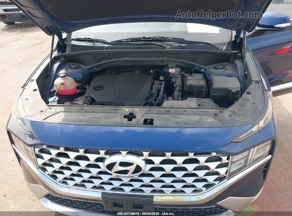 5NMS64AJ8MH350679 2021 HYUNDAI SANTA FE Blue Vista trasera