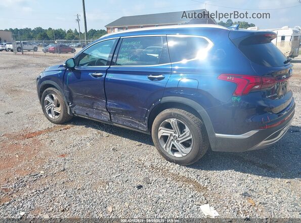 5NMS64AJ9MH363067 2021 HYUNDAI SANTA FE Blue Rear left