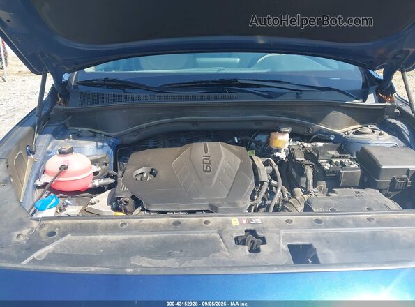 5NMS64AJ9MH363067 2021 HYUNDAI SANTA FE Blue Rear view