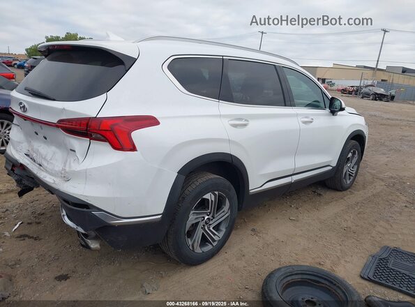 5NMS6DAJ1MH326367 2021 HYUNDAI SANTA FE Белый Задняя правая четверть