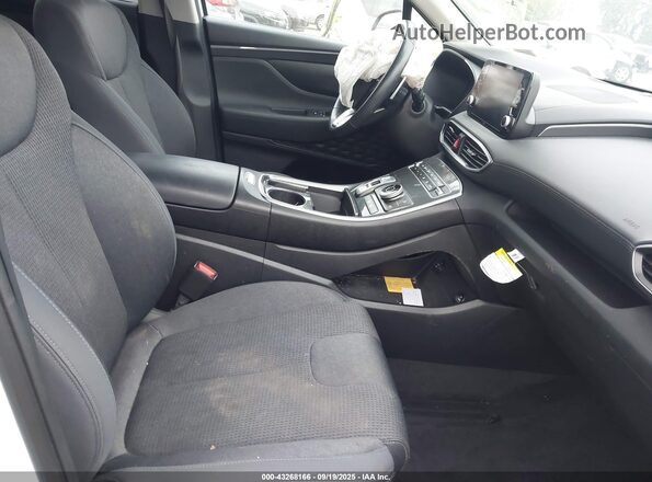 5NMS6DAJ1MH326367 2021 HYUNDAI SANTA FE Белый Вид салона спереди