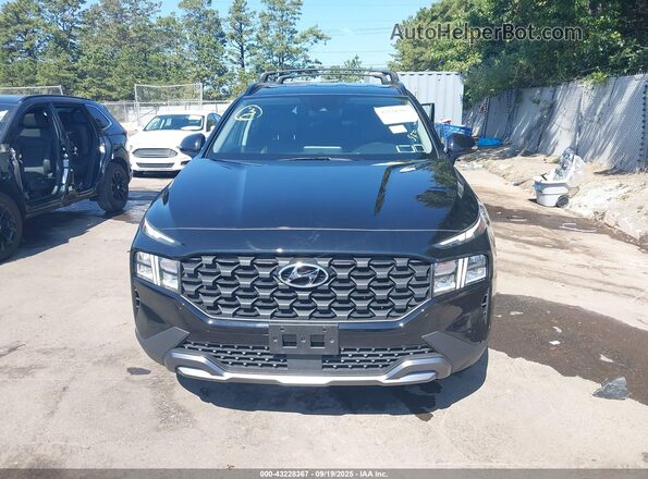 5NMS6DAJ3PH607039 2023 HYUNDAI SANTA FE Black Вид задньої частини салону