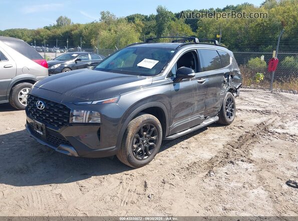 5NMS6DAJXPH615848 2023 HYUNDAI SANTA FE Gray Передня ліва чверть
