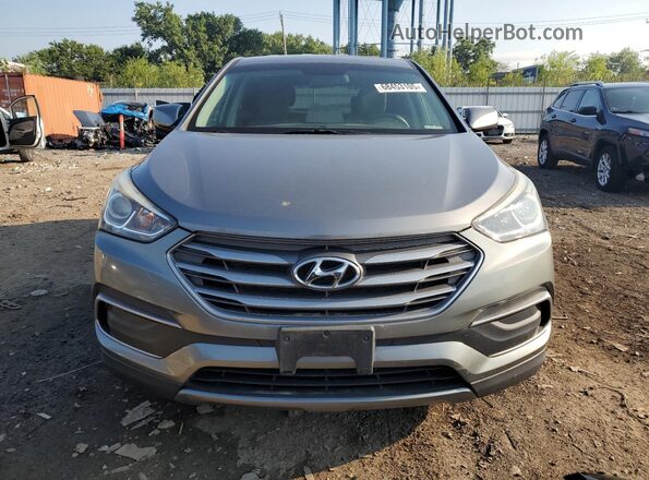 5NMZT3LBXJH063752 2018 HYUNDAI SANTA Серый 