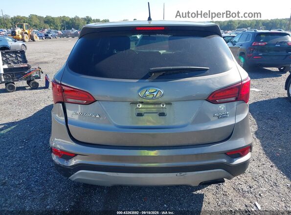 5NMZTDLB2JH085430 2018 HYUNDAI SANTA FE SPORT Gray 