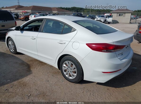5NPD74LF0JH215631 2018 HYUNDAI ELANTRA White Հետևի ձախ