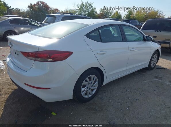 5NPD74LF0JH215631 2018 HYUNDAI ELANTRA White Հետևի աջ