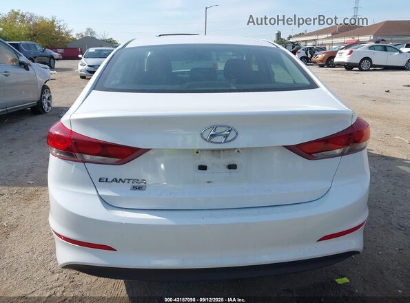 5NPD74LF0JH215631 2018 HYUNDAI ELANTRA White 