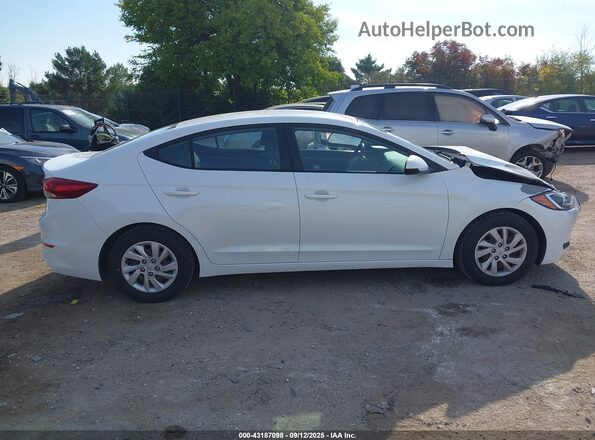 5NPD74LF0JH215631 2018 HYUNDAI ELANTRA White Սալոնի հետևի տեսք