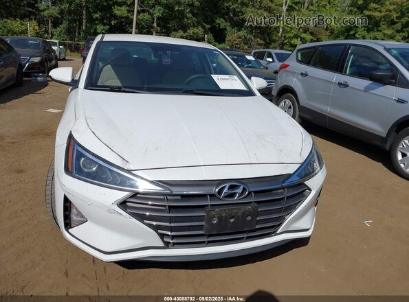 5NPD74LF0LH584931 2020 HYUNDAI ELANTRA White Widok zestawu wskaźników