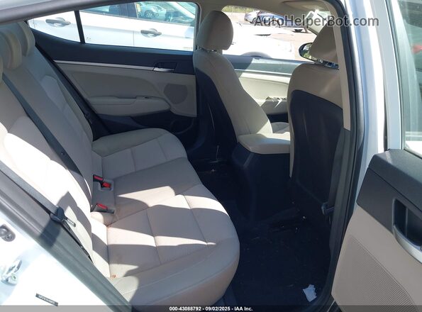 5NPD74LF0LH584931 2020 HYUNDAI ELANTRA White Widok naklejki z numerem VIN
