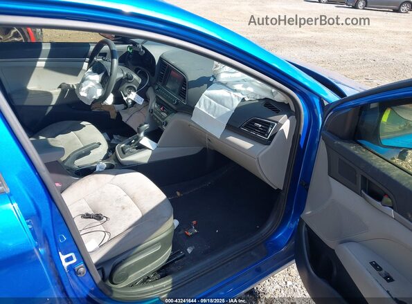 5NPD74LF1JH401243 2018 HYUNDAI ELANTRA Blue Widok wnętrza z przodu