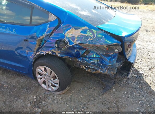 5NPD74LF1JH401243 2018 HYUNDAI ELANTRA Blue Widok z przodu