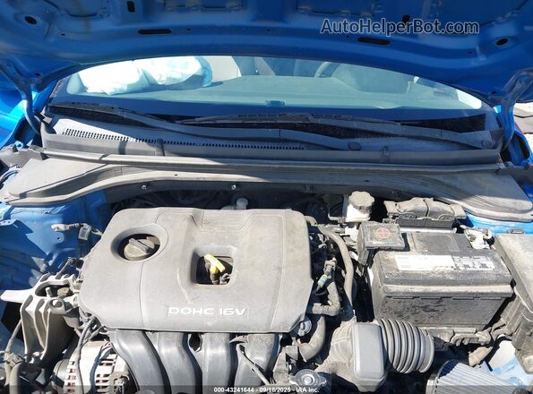 5NPD74LF1JH401243 2018 HYUNDAI ELANTRA Blue Widok z tyłu