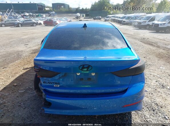 5NPD74LF1JH401243 2018 HYUNDAI ELANTRA Blue 