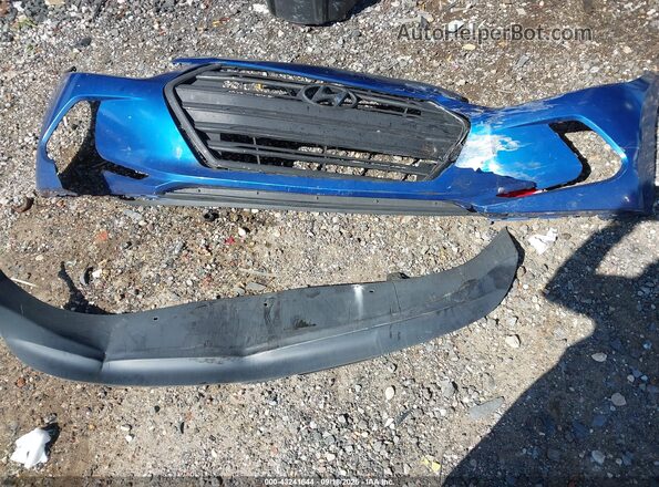 5NPD74LF1JH401243 2018 HYUNDAI ELANTRA Blue Widok zestawu wskaźników