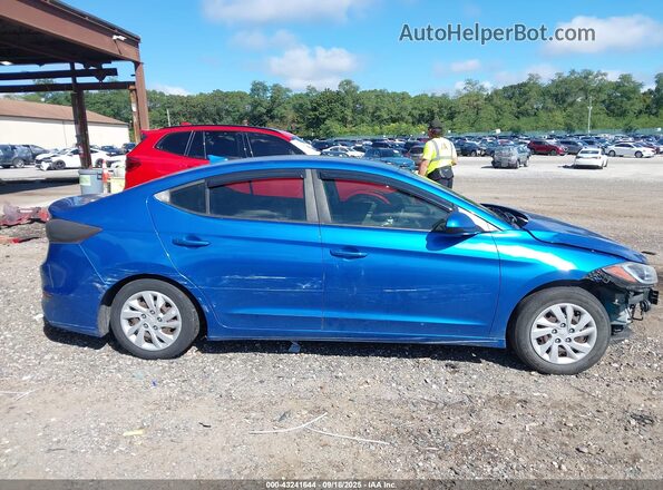 5NPD74LF1JH401243 2018 HYUNDAI ELANTRA Blue Widok wnętrza 360 stopni