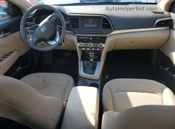5NPD74LF1LH619122 2020 HYUNDAI ELANTRA Red Вид панелі приладів