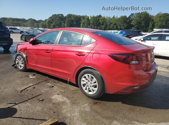 5NPD74LF1LH619122 2020 HYUNDAI ELANTRA Red Задня ліва чверть