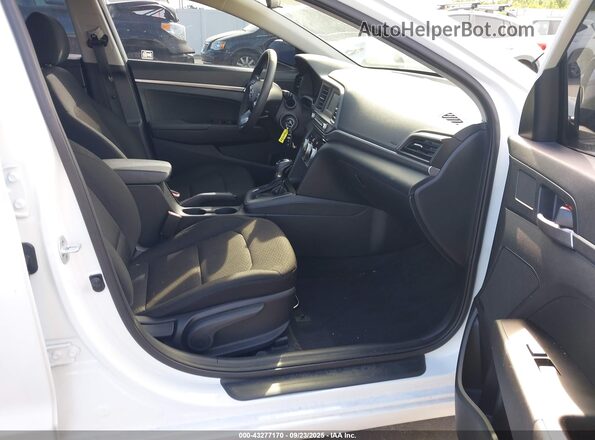5NPD74LF2KH476826 2019 HYUNDAI ELANTRA White Vista interior delantera