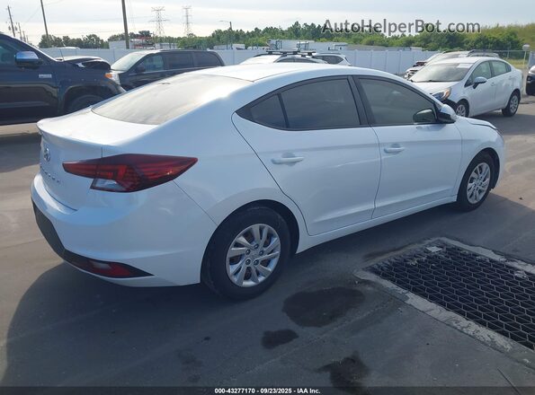 5NPD74LF2KH476826 2019 HYUNDAI ELANTRA White Trasero derecho