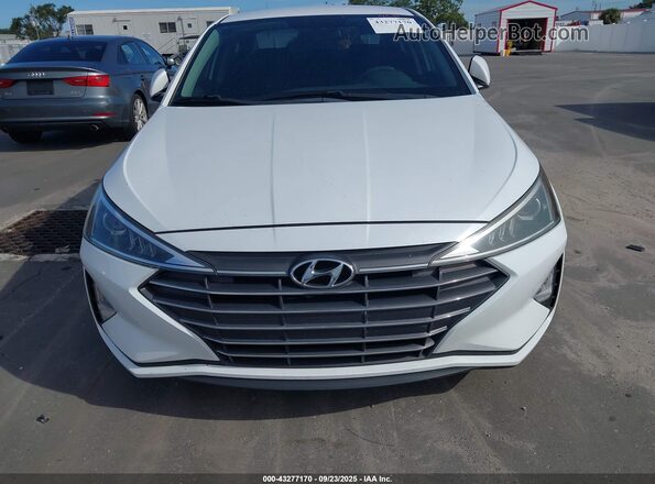 5NPD74LF2KH476826 2019 HYUNDAI ELANTRA White Vista frontal
