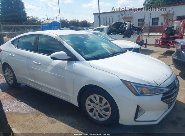 5NPD74LF2LH500608 2020 HYUNDAI ELANTRA White უკანა სალონის ხედი