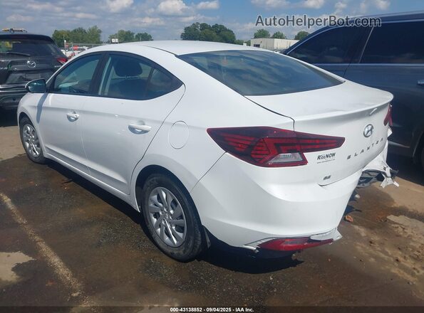 5NPD74LF2LH500608 2020 HYUNDAI ELANTRA White უკანა მარცხენა