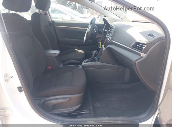5NPD74LF2LH500608 2020 HYUNDAI ELANTRA White წინა სალონის ხედი