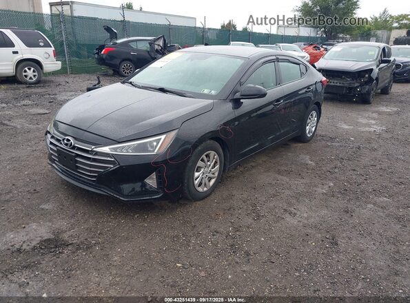 5NPD74LF2LH591637 2020 HYUNDAI ELANTRA Black Vista tres cuartos delantera izquierda