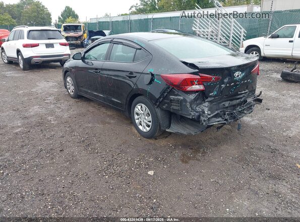5NPD74LF2LH591637 2020 HYUNDAI ELANTRA Black Trasero izquierdo